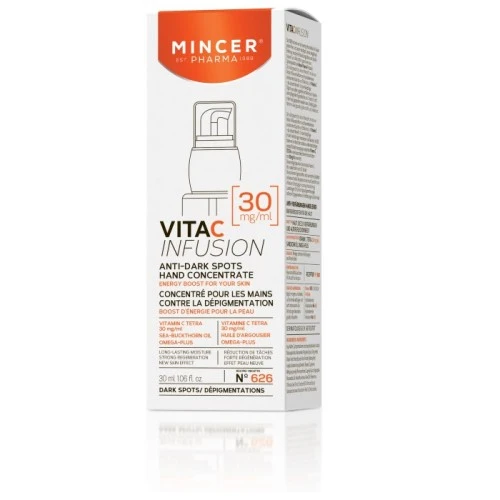 MINCER PHARMA VITA C INFUSION N° 626 - Koncetrovana krema protiv fleka na rukama 30ml