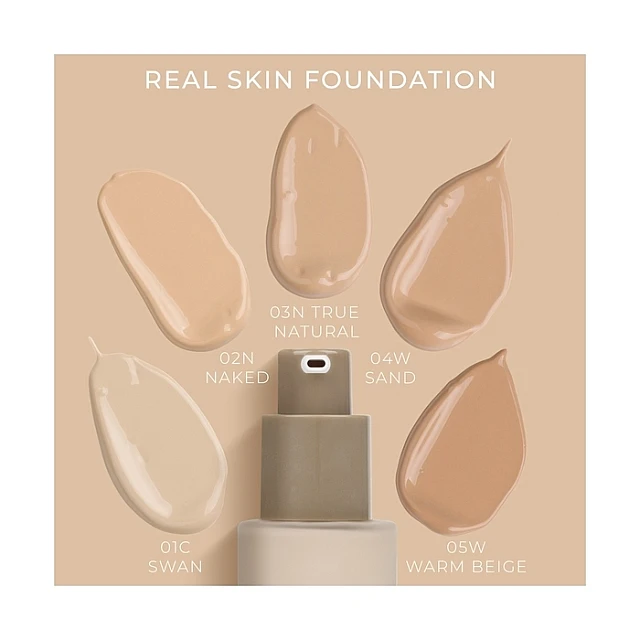 Tečni puder za lice Real Skin Nam | Kozmo - 5901801681472