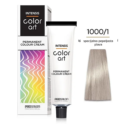 Farba za kosu COLORART - Specijalno pepeljasta plava 1000/1 100g