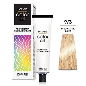 Farba za kosu COLORART - 9/3 Svetlo zlatno plava 100g