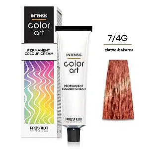 Farba za kosu COLORART - Zlatno bakarna 7/4G 100g