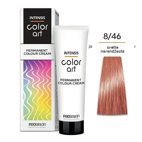Farba za kosu COLORART - Svetla Narandžasta 8/46 100g