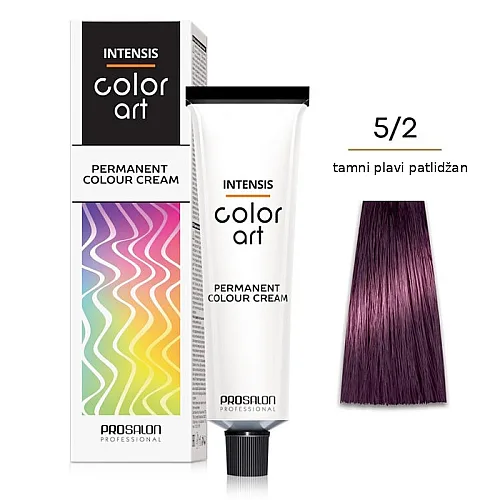 Farba za kosu COLORART - Ljubičasti plavi patlidžan 5/2 100g