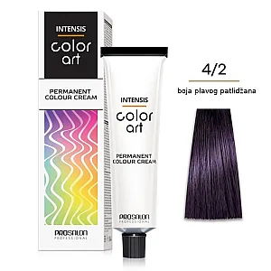 Farba za kosu COLORART - Boja plavog patlidžana 4/2 100g