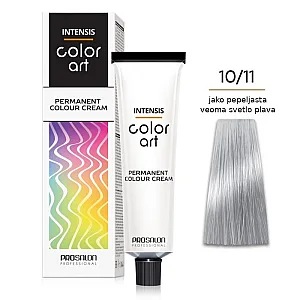 Farba za kosu COLORART - Jako pepeljasta svetlo plava 10/11 100g