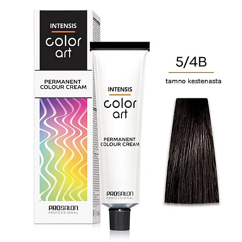 Farba za kosu COLORART - Tamno kestenasta 5/4B 100g