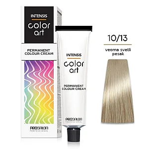 Farba za kosu COLORART - Veoma svetla bež plava 10/13 100g