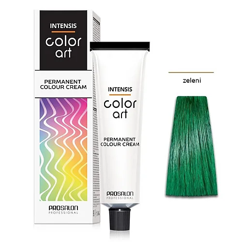 Zeleni toner za kosu COLORART PROSALON - 100g