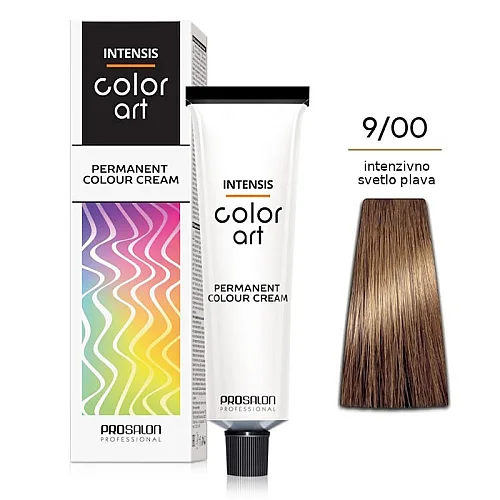 Farba za kosu COLORART - Intezivno svetlo plava 9/00 100g
