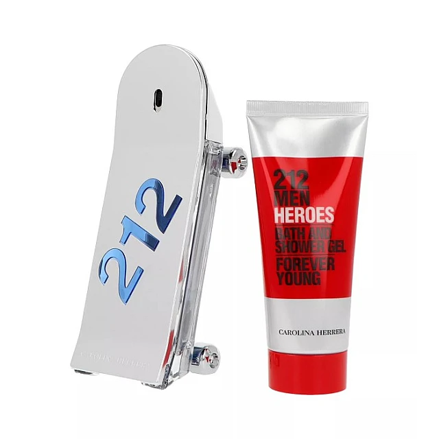Set Carolina Herrera 212 Heroes Muški Parfem Edt 90ml + Shower Gel 100ml – 8411061065204 – Kozmo