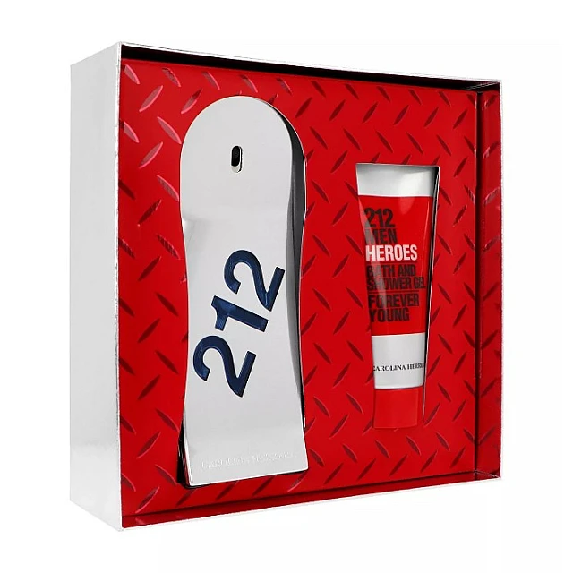 Set Carolina Herrera 212 Heroes Muški Parfem Edt 90ml + Shower Gel 100ml – 8411061065204 – Kozmo