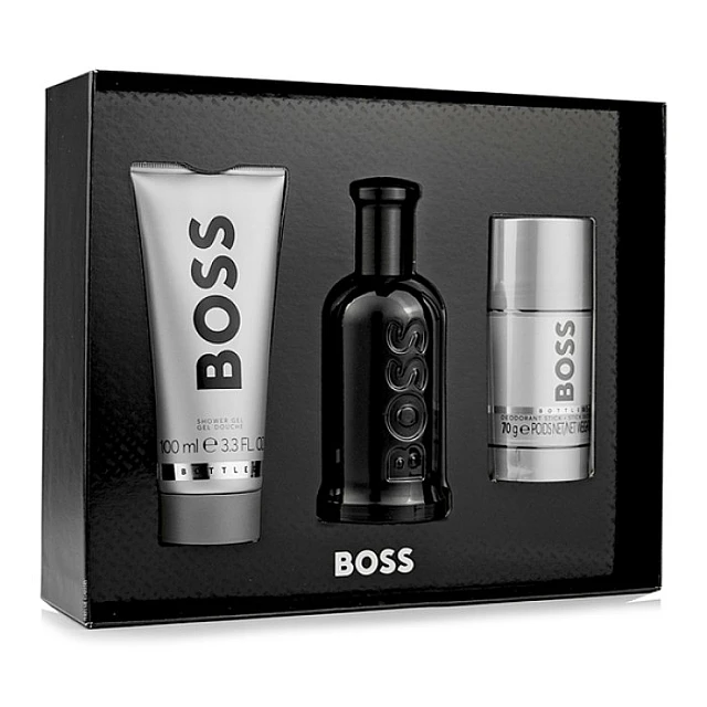 Set Hugo Boss Bottled Muški Parfem Edt 100ml + Deodorant + Gel za Tuširanje – 3616304957628 – Kozmo