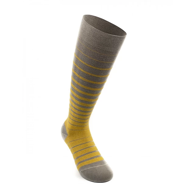 FANCY SOCKS - STRIPED Pattern - Dokolenice Unisex 140 DEN (18-22 mmHg) FANCY SOCKS - STRIPED Pattern - Dokolenice Unisex 140 DEN (18-22 mmHg)