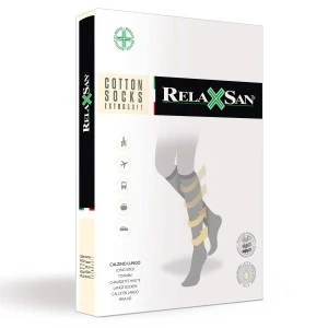 COTTON SOCKS EXTRA SOFT - Dokolenice 140 DEN (18-22 mmHg) sa mlečnim nitima Unisex