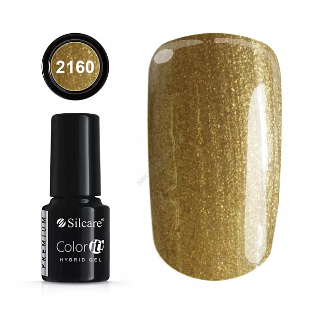 Color IT Premium Gold 2160 Trajni gel lak za nokte UV/LED 5902560516241 | SILCARE | KOZMO Color IT Premium Gold 2160 Trajni gel lak za nokte UV/LED 5902560516241 | SILCARE | KOZMO