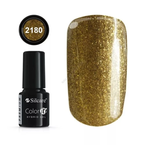 Color IT Premium Gold 2180 Trajni gel lak za nokte UV/LED  6g 