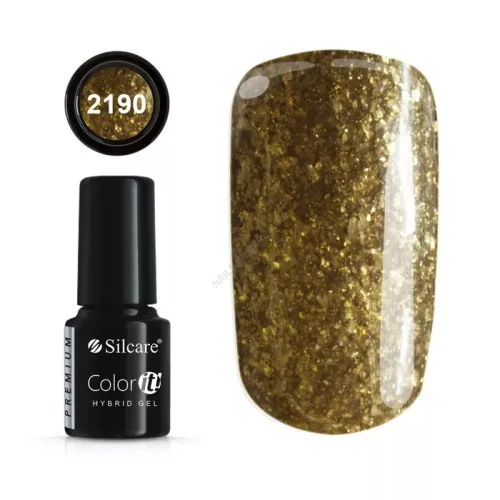 Color IT Premium Gold 2190 Trajni gel lak za nokte UV/LED  6g 