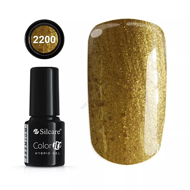Color IT Premium Gold 2200 Trajni gel lak za nokte UV/LED 5902560516289 | SILCARE | KOZMO Color IT Premium Gold 2200 Trajni gel lak za nokte UV/LED 5902560516289 | SILCARE | KOZMO