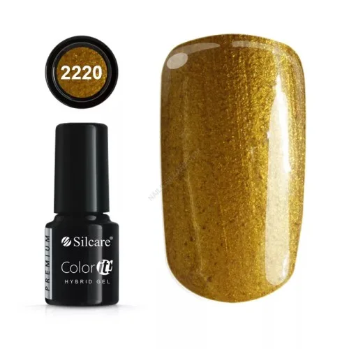 Color IT Premium Gold 2220 Trajni gel lak za nokte UV/LED  6g 