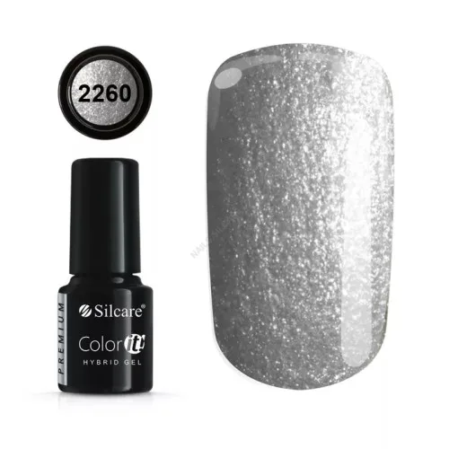 Color IT Premium Silver Trajni gel lak za nokte UV/LED - 2260 6g 