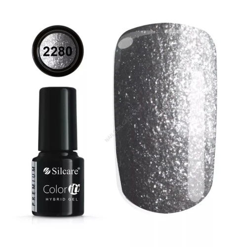 Color IT Premium Silver Trajni gel lak za nokte UV/LED - 2280 6g 