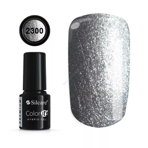Color IT Premium Silver Trajni gel lak za nokte UV/LED - 2300 6g 