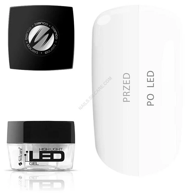 High Light LED Gel Bianco za nokte 30g 5902560556049| SILCARE COSMETICS | Kozmo High Light LED Gel Bianco za nokte 30g 5902560556049| SILCARE COSMETICS | Kozmo