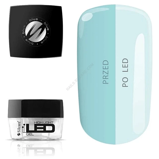 High Light LED Gel Blue za nokte 30g 5902560529104| SILCARE COSMETICS | Kozmo High Light LED Gel Blue za nokte 30g 5902560529104| SILCARE COSMETICS | Kozmo