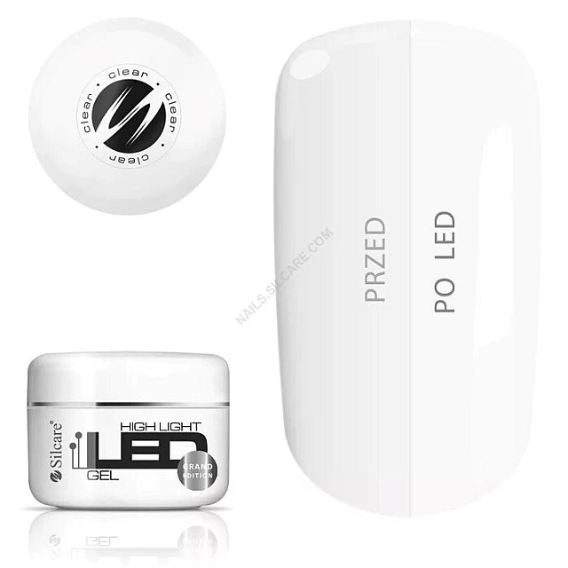 High Light LED Gel Clear za nokte 100g 5902232128468| SILCARE COSMETICS | Kozmo High Light LED Gel Clear za nokte 100g 5902232128468| SILCARE COSMETICS | Kozmo