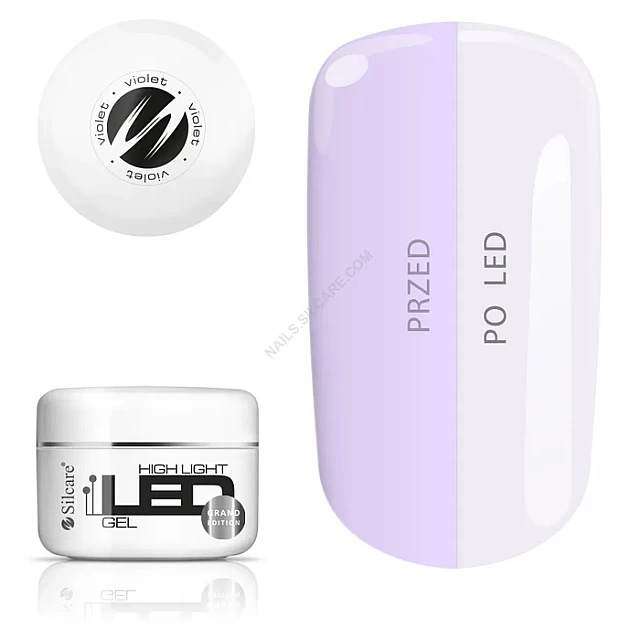 High Light LED Gel Violet za nokte 100g 5902232128475 | SILCARE COSMETICS | Kozmo High Light LED Gel Violet za nokte 100g 5902232128475 | SILCARE COSMETICS | Kozmo
