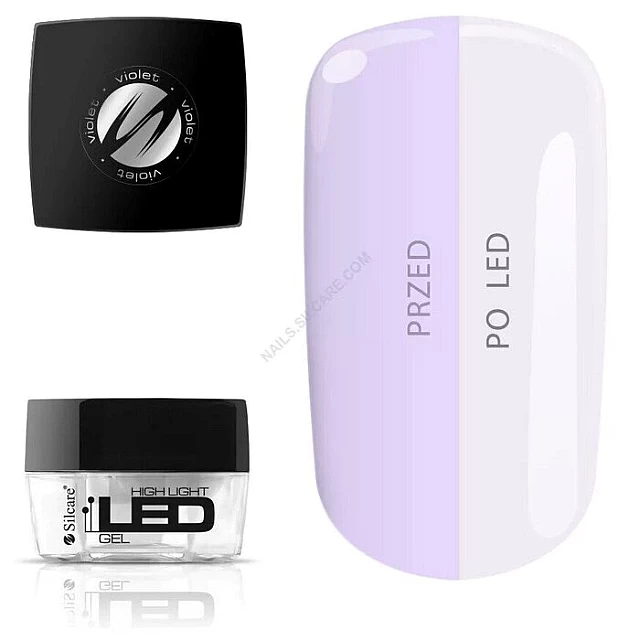 High Light LED Gel Violet za nokte 30g 5902560529180| SILCARE COSMETICS | Kozmo High Light LED Gel Violet za nokte 30g 5902560529180| SILCARE COSMETICS | Kozmo