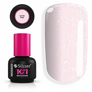 Silcare 10 u 1 revolucija hibridni gel saten rozi sa četkicom 15g