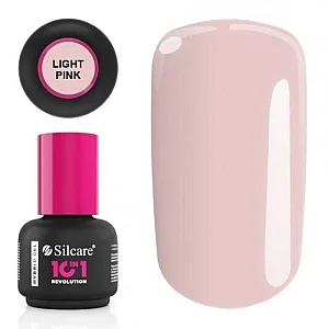 Silcare 10 u 1 revolucija hibridni gel svetlo rozi sa četkicom 15g