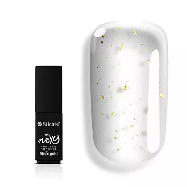 Završni sjaj za nokte Flexy She’s Gold 4.5g 5902560546521 ⏐ Silcare ⏐ Kozmo.rs Završni sjaj za nokte Flexy She’s Gold 4.5g 5902560546521 ⏐ Silcare ⏐ Kozmo.rs