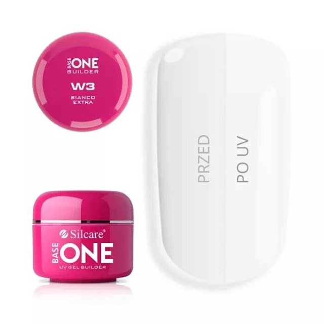 Gel baza za nokte One Bianco Extra W3 30g 5902560555363 ⏐ Silcare ⏐ Kozmo.rs Gel baza za nokte One Bianco Extra W3 30g 5902560555363 ⏐ Silcare ⏐ Kozmo.rs