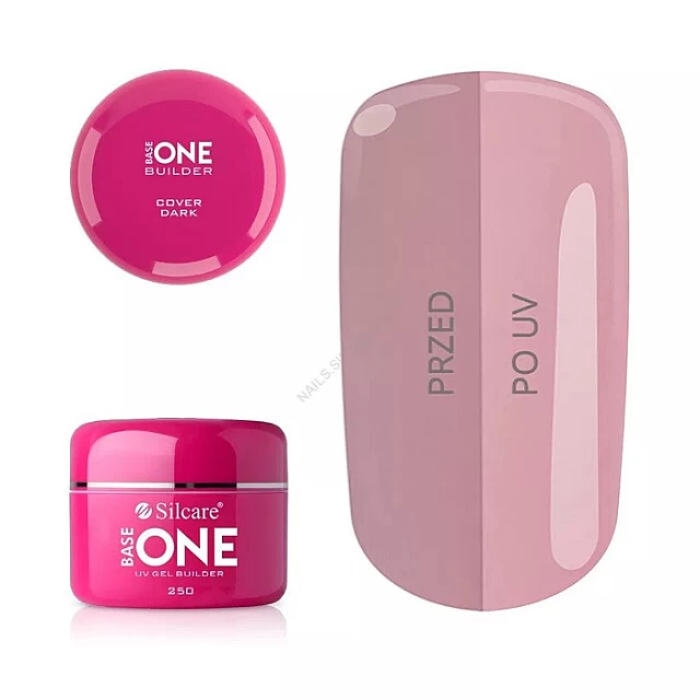 Gel baza za nokte One Cover Dark 250g 5902560555479 ⏐ Silcare ⏐ Kozmo.rs Gel baza za nokte One Cover Dark 250g 5902560555479 ⏐ Silcare ⏐ Kozmo.rs