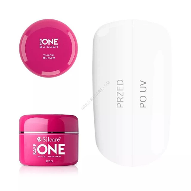 Gel baza za nokte One Thick Clear 250g 5902560555578 ⏐ Silcare ⏐ Kozmo.rs Gel baza za nokte One Thick Clear 250g 5902560555578 ⏐ Silcare ⏐ Kozmo.rs