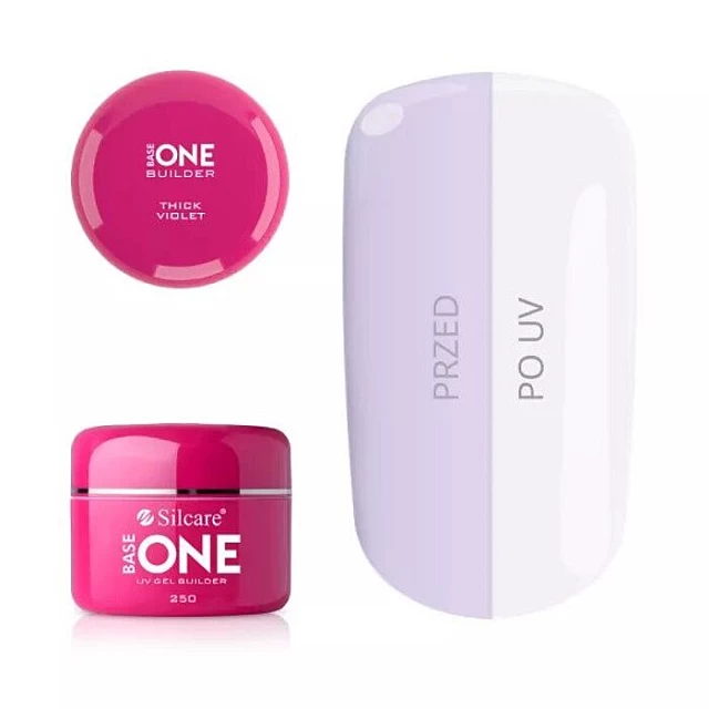 Gel baza za nokte One Thick Violet 250g 5902560555493 ⏐ Silcare ⏐ Kozmo.rs Gel baza za nokte One Thick Violet 250g 5902560555493 ⏐ Silcare ⏐ Kozmo.rs