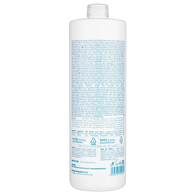 Sinergy kremasti hidrogen za kosu 20 VOL 1000ml 8033745720072|SINERGY COSMETICS | KOZMO Sinergy kremasti hidrogen za kosu 20 VOL 1000ml 8033745720072|SINERGY COSMETICS | KOZMO