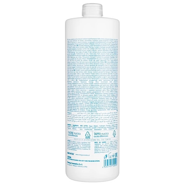 Sinergy kremasti hidrogen za kosu 40 VOL 1000ml 8033745720096|SINERGY COSMETICS | KOZMO Sinergy kremasti hidrogen za kosu 40 VOL 1000ml 8033745720096|SINERGY COSMETICS | KOZMO