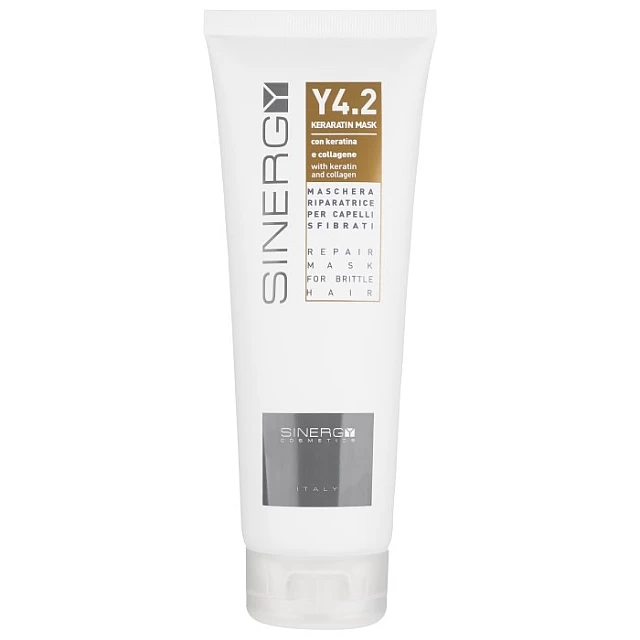 Sinergy Maska za obnavljanje kose sa keratinom i kolagenom 250ml 8033745721291|SINERGY COSMETICS | KOZMO Sinergy Maska za obnavljanje kose sa keratinom i kolagenom 250ml 8033745721291|SINERGY COSMETICS | KOZMO