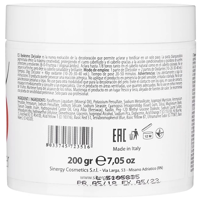 Sinergy Pigmentovana blanš pasta za kosu COPPER 200gr l 8033745723516 |SINERGY COSMETICS | KOZMO Sinergy Pigmentovana blanš pasta za kosu COPPER 200gr l 8033745723516 |SINERGY COSMETICS | KOZMO