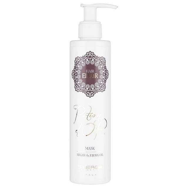 Sinergy Potion D'or Maska za obnavljanje kose sa arganovim uljem i jojobom 250 ml 8033745722366 | SINERGY COSMETICS | KOZMO Sinergy Potion D'or Maska za obnavljanje kose sa arganovim uljem i jojobom 250 ml 8033745722366 | SINERGY COSMETICS | KOZMO