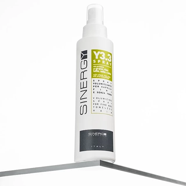 Sinergy Y3.3 Sprej za volumen prirodno tanke kose 150 ml 8033745721192 | SINERGY COSMETICS | KOZMO Sinergy Y3.3 Sprej za volumen prirodno tanke kose 150 ml 8033745721192 | SINERGY COSMETICS | KOZMO