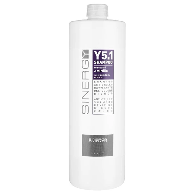 Sinergy Y5.1 Šampon protiv žutih tonova na kosi 1000 ml 8033745721710 | SINERGY COSMETICS | KOZMO Sinergy Y5.1 Šampon protiv žutih tonova na kosi 1000 ml 8033745721710 | SINERGY COSMETICS | KOZMO