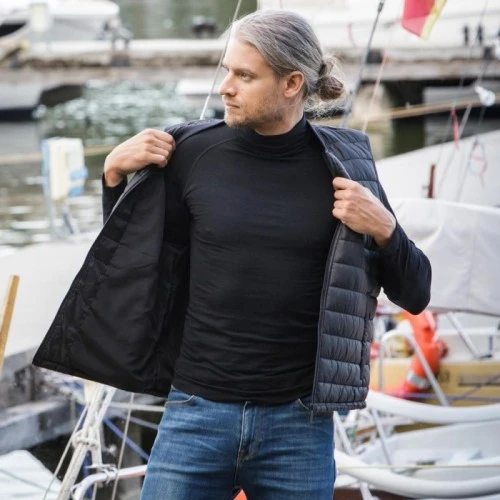 Muška termo majica za spavanje dugih rukava od Dryarn vlakana i merino vune - Polurolka Thermal Zero 150g