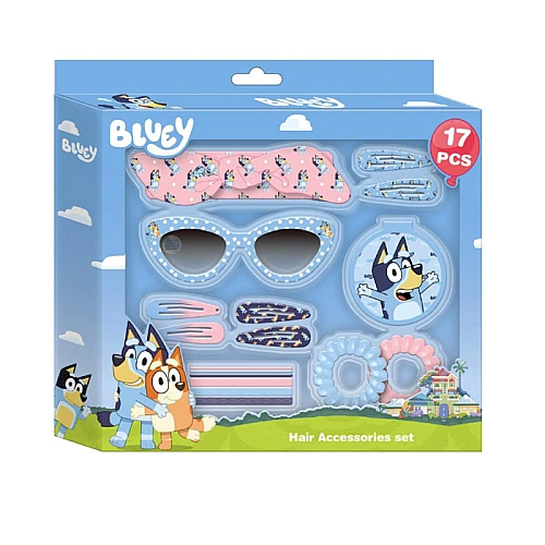 Bluey mega set aksesoara za kosu od 17 delova