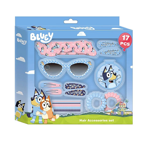 Bluey mega set aksesoara za kosu od 17 delova - Kozmo - 8445484496628 Bluey mega set aksesoara za kosu od 17 delova - Kozmo - 8445484496628