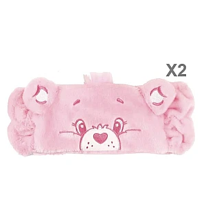 Roze plišana traka za kosu sa medvedicem set Care Bears