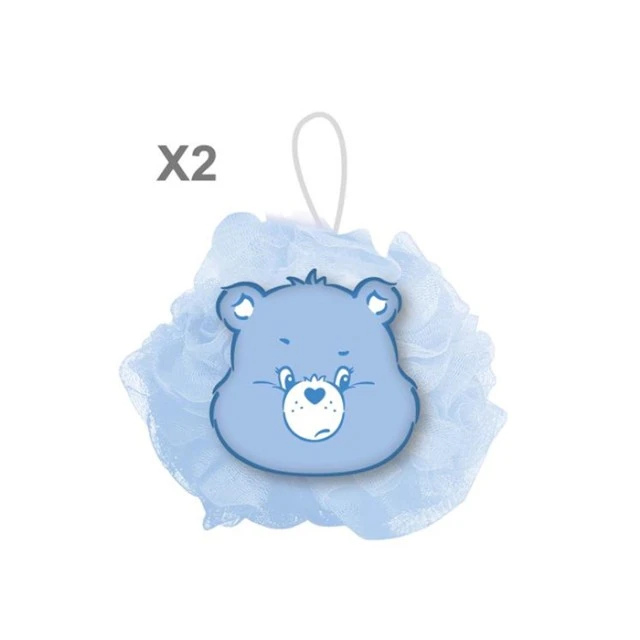 Plavi plišani kupke sunđer sa medvedićem set Care Bears - Kozmo - 8445484590791